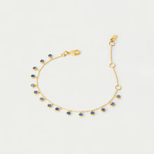 Load image into Gallery viewer, Dean Davidson Orsay Charm Bracelet - Gold & Midnight Blue