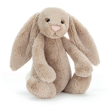 Load image into Gallery viewer, Jellycat Bashful Beige Plush Bunny with a pink nose