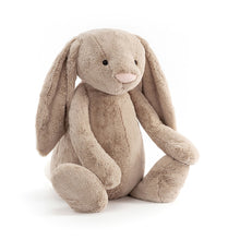 Load image into Gallery viewer, Jellycat Bashful Beige Plush Bunny with a pink nose