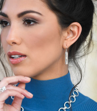 Load image into Gallery viewer, Dune Jewelry Petite Sandbar Sterling Earrings - FINAL SALE