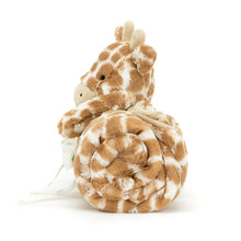 Load image into Gallery viewer, Jellycat Bashful Giraffe Blankie side view