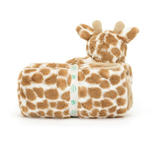 Load image into Gallery viewer, Jellycat Bashful Giraffe Blankie back view