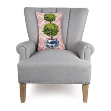 Load image into Gallery viewer, Ball Topiary Hook Pillow on a chair
