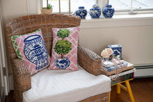 Load image into Gallery viewer, Topiary Hook Pillows on a chair