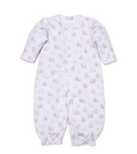 Load image into Gallery viewer, Kissy Kissy Bear-y-Cute Dot Conversion Gown - Pink