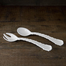 Load image into Gallery viewer, Beatriz Ball VIDA Alegria Large Melamine Salad Servers White