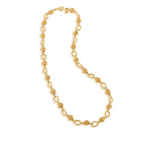 Load image into Gallery viewer, Gold berry and link necklace