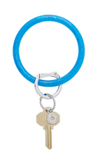 Load image into Gallery viewer, Big O Key Ring - Peacock Resin - FINAL SALE