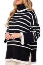Load image into Gallery viewer, Black Dunn Striped Sweater
