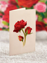 Load image into Gallery viewer, FreshCut Paper Blooming Roses Pop-Up Greeting Card
