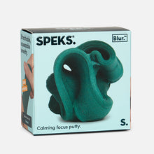 Load image into Gallery viewer, box with branding for Speks Blur Calming Focus Putty in dark green