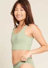 Load image into Gallery viewer, Boody Ribbed Seamless Bra - Sage - FINAL SALE