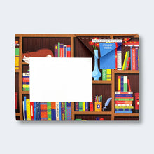 Load image into Gallery viewer, Bookstore Pigeon Letter with shelve with books and other items