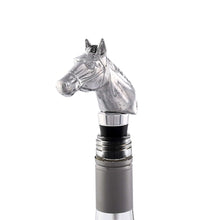 Load image into Gallery viewer, Arthur Court Equestrian Bottle Stopper - Horse Head with Halter