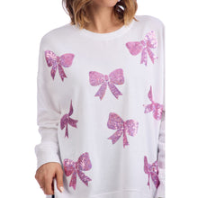 Load image into Gallery viewer, Bow Sparkle Sweatshirt