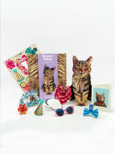 Load image into Gallery viewer, FreshCut Paper Brown Tabby Pop-Up Greeting Card