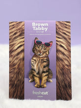 Load image into Gallery viewer, FreshCut Paper Brown Tabby Pop-Up Greeting Card