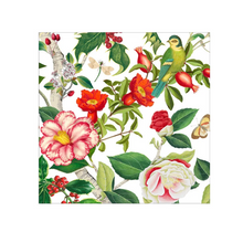 Load image into Gallery viewer, Caspari Christmas Chinoiserie White Napkins