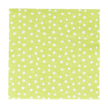 Load image into Gallery viewer, light green napkin with white dots