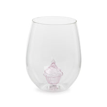 Load image into Gallery viewer, Celebration Cake Stemless Wine Glass