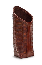 Load image into Gallery viewer, Chestnut Woven Leather Eyeglass & Accessory Holder