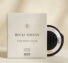 Load image into Gallery viewer, Becki Owens Coconut Calm Pura Car Diffuser Refill