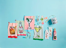 Load image into Gallery viewer, Color Trim Cocktail Towel