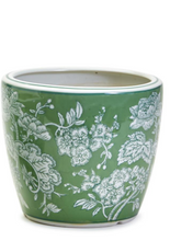 Load image into Gallery viewer, Countryside Hand-Painted Cachepot / Planter