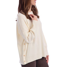 Load image into Gallery viewer, Cream Noralee Button Sweater