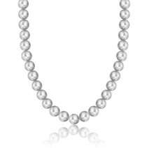 Load image into Gallery viewer, Crislu Luxe Pearls Necklace - Grey