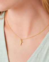 Load image into Gallery viewer, Spartina 449 Cross Necklace, 17"