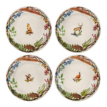 Load image into Gallery viewer, Juliska Forest Walk Dessert/Salad Plate Assorted S/4