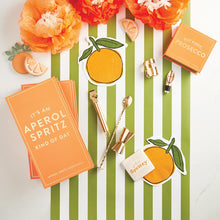 Load image into Gallery viewer, Die-Cut Cocktail Napkins - Orange