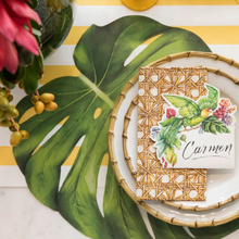 Load image into Gallery viewer, Hester & Cook Die-Cut Monstera Placemats - Pack of 12
