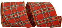Load image into Gallery viewer, Dundee Tierra Plaid Wired Edge - 4" Wide - By the Yard