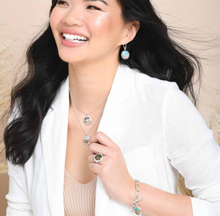 Load image into Gallery viewer, Dune Jewelry Neptune Toggle Bracelet - Turquoise Gradient - FINAL SALE