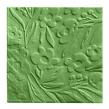 Load image into Gallery viewer, Embossed Cocktail Napkins - Flowers