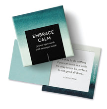 Load image into Gallery viewer, Embrace Calm ThoughtFulls Pop-Open Cards