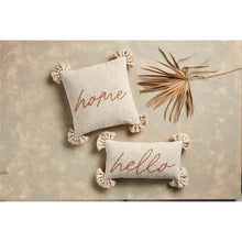Load image into Gallery viewer, Embroidery Tassel Pillow - FINAL SALE