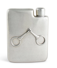 Load image into Gallery viewer, Vagabond House Equestrian Pewter Flask