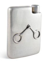 Load image into Gallery viewer, Vagabond House Equestrian Pewter Flask