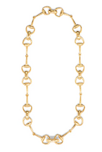 Load image into Gallery viewer, Capucine de Wulf Equestrian Snaffle Bit 20" Chain Necklace - Gold
