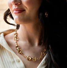 Load image into Gallery viewer, Capucine de Wulf Equestrian Snaffle Bit 20" Chain Necklace - Gold