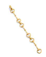 Load image into Gallery viewer, Capucine de Wulf Equestrian Snaffle Bit Bracelet - Gold