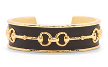 Load image into Gallery viewer, Capucine de Wulf Equestrian Snaffle Bit Cuff - Espresso
