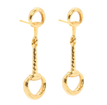 Load image into Gallery viewer, Capucine de Wulf Equestrian Snaffle Bit Earrings - Gold