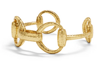 Load image into Gallery viewer, Capucine de Wulf Equestrian Snaffle Bit Link Cuff Bracelet - Gold