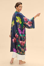 Load image into Gallery viewer, Powder Exotic Evening in Ink Kimono Gown