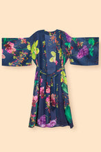 Load image into Gallery viewer, Powder Exotic Evening in Ink Kimono Gown