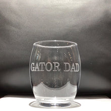 Load image into Gallery viewer, Acrylic Stemless Tumbler - Single Tumbler - Gator Dad (Assorted)